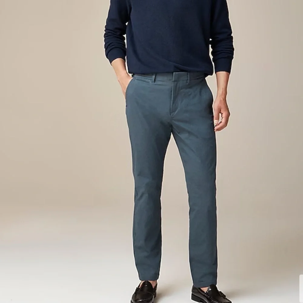 J crew charcoal steel 770™ Straight-fit tech pant
